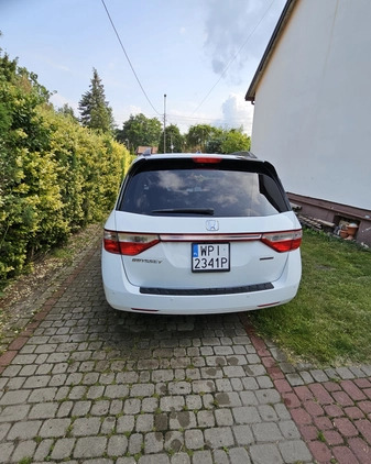 Honda Odyssey cena 63500 przebieg: 250000, rok produkcji 2011 z Mieroszów małe 529